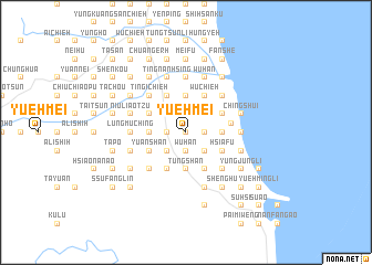 map of Yüeh-mei