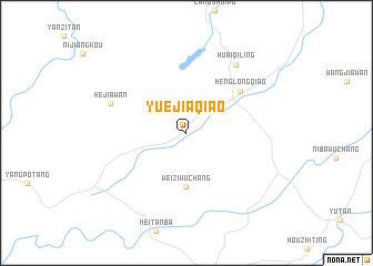 map of Yuejiaqiao