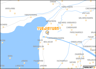 map of Yuejiayuan