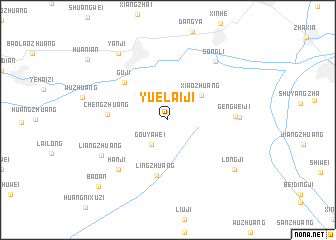 map of Yuelaiji