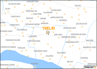 map of Yuelai