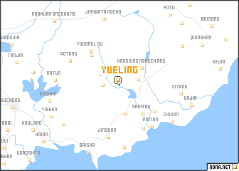 map of Yueling