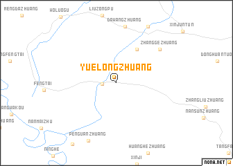 map of Yuelongzhuang