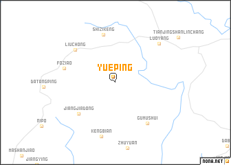 map of Yueping