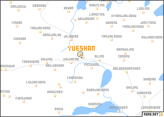 map of Yueshan