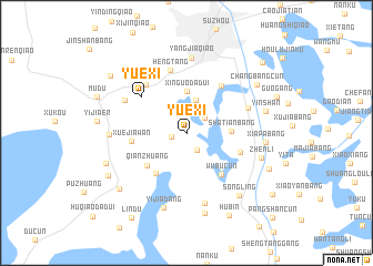 map of Yuexi