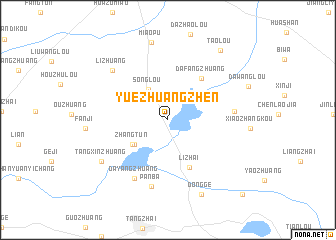 map of Yuezhuangzhen