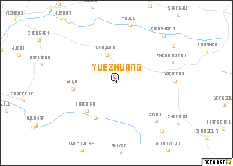 map of Yuezhuang