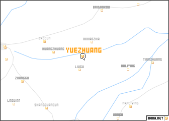 map of Yuezhuang
