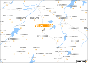 map of Yuezhuang