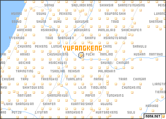 map of Yu-fang-k\