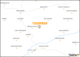 map of Yugamash