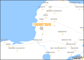 map of Yugantovo