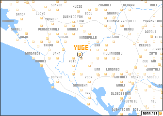 map of Yuge