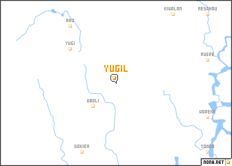 map of Yugil