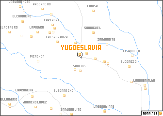 map of Yugoeslavia