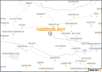 map of Yugo-Nikolʼskiy