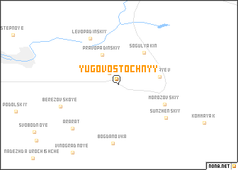 map of Yugo-Vostochnyy