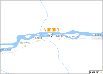 map of Yugovo