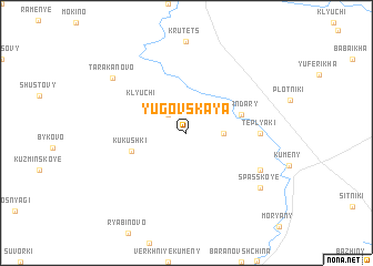 map of Yugovskaya