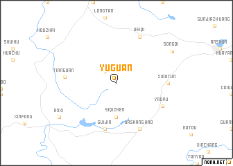 map of Yuguan