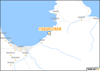map of Yugurizaka