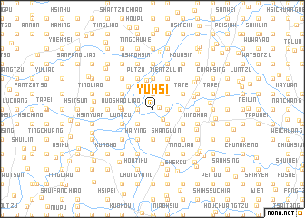 map of Yu-hsi