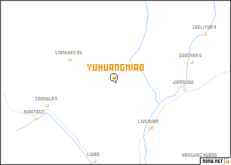 map of Yuhuangmiao