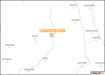 map of Yuhuangmiao