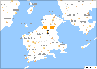 map of Yuhuan