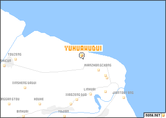 map of Yuhuawudui