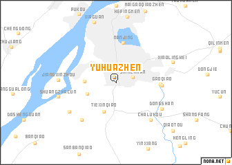 map of Yuhuazhen