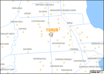 map of Yuhua