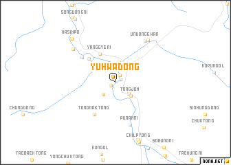 map of Yuhwa-dong