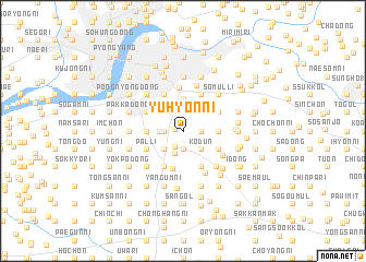 map of Yuhyŏn-ni