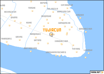 map of Yujiacun