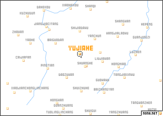 map of Yujiahe