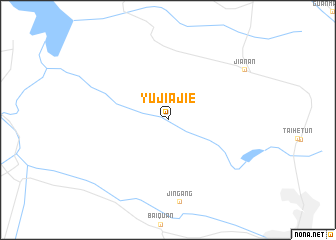 map of Yujiajie