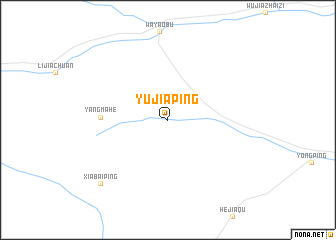 map of Yujiaping