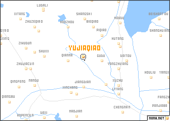 map of Yujiaqiao
