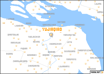 map of Yujiaqiao