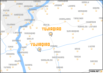 map of Yujiaqiao