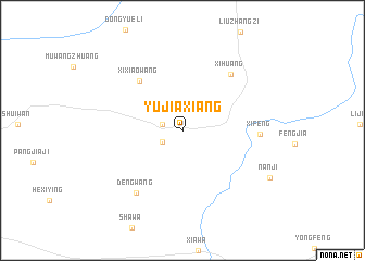 map of Yujiaxiang