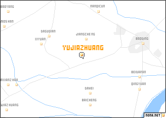 map of Yujiazhuang