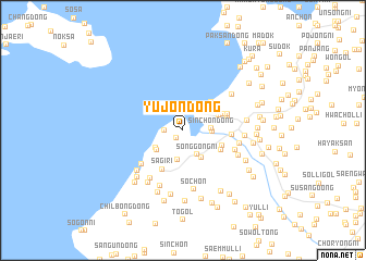 map of Yujŏn-dong