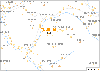 map of Yujŏng-ni