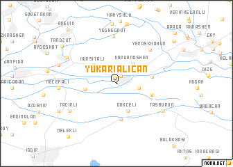 map of Yukarıalican