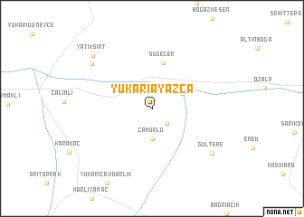 map of Yukarıayazca