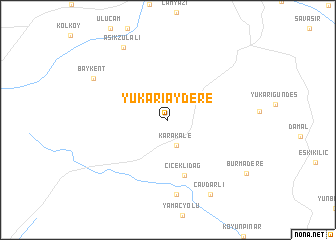 map of Yukarıaydere