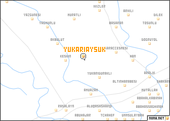 map of Yukarıayşuk